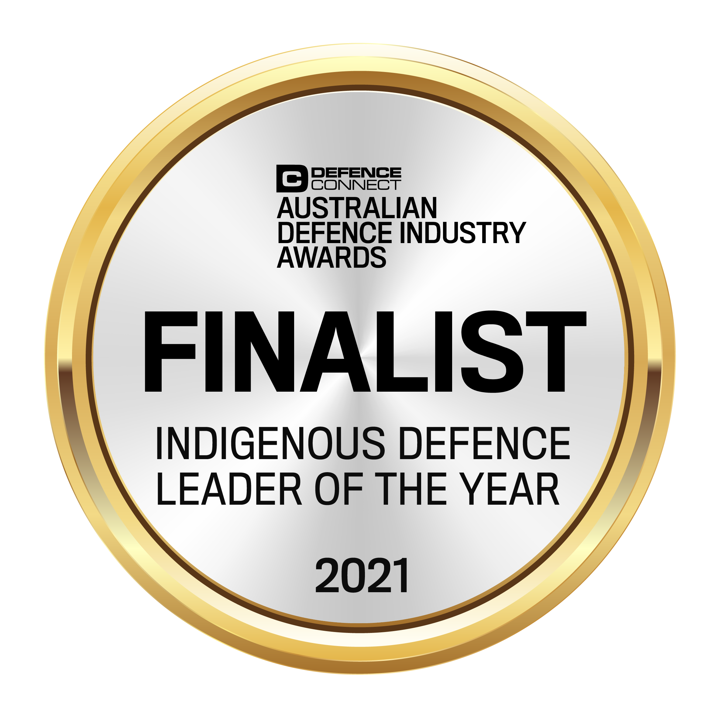 Australian Defence Industry Awards - Indigenous Defence Leader Finalist 2021.